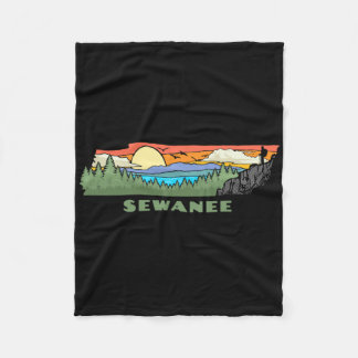 Sewanee Tennessee Nature Outdoor Hiking Retro Fleecefilt