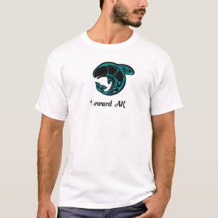 Seward Alaska Native American Tribal Orca Killer W T Shirt