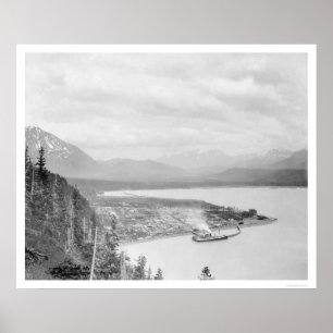 Seward Alaska panorama 1918 Poster