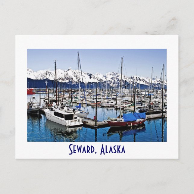 Seward, Alaska, USA Vykort (Framsida)
