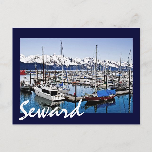 Seward, Alaska, USA Vykort (Framsida)