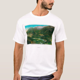 Seward berömd järnväg för Alaska område kretsar Tee Shirt