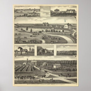 Seward lantgårdar, Nebraska Poster