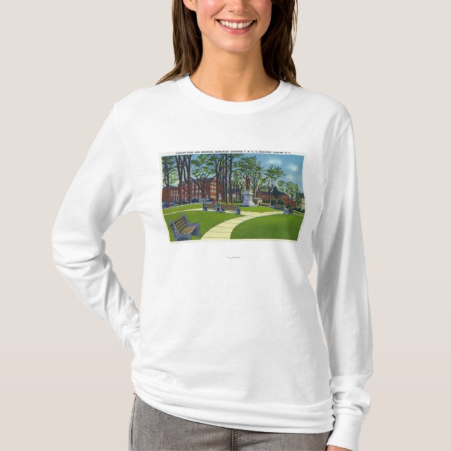 Seward parkerar den minnes- monumentet beskådar av tröja (Framsida)