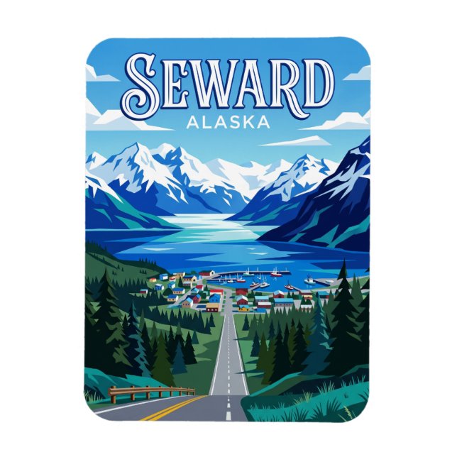 Seward USA Magnet (Vertikal)