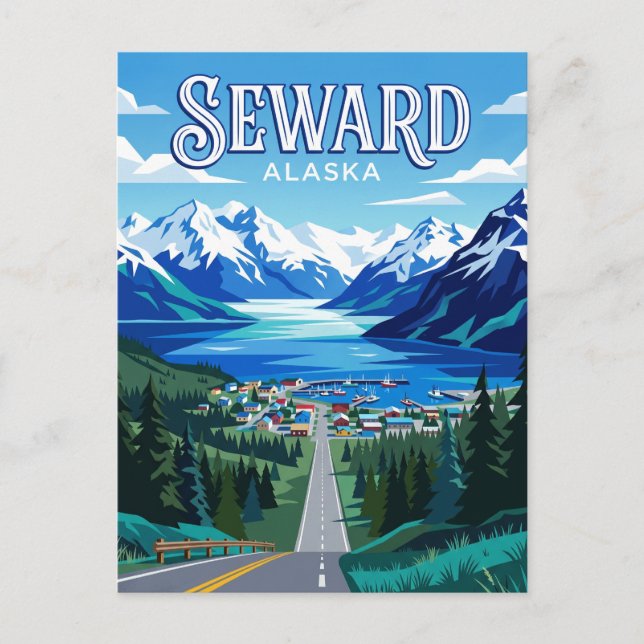 Seward USA Vykort (Framsida)