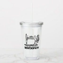 Sewciopath Antique Sewing Machine Fun Take Away Mugg