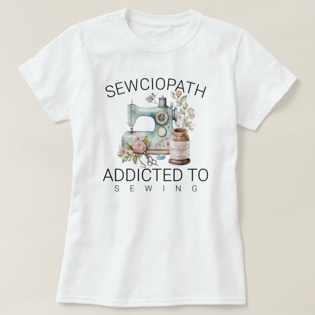 Sewciopath - Beroende för utsäde T Shirt (Design framsida)