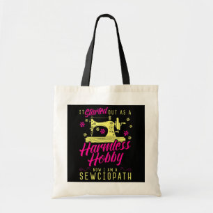 Sewciopath Sewing Kärlek Seamstress Embroider Tygkasse