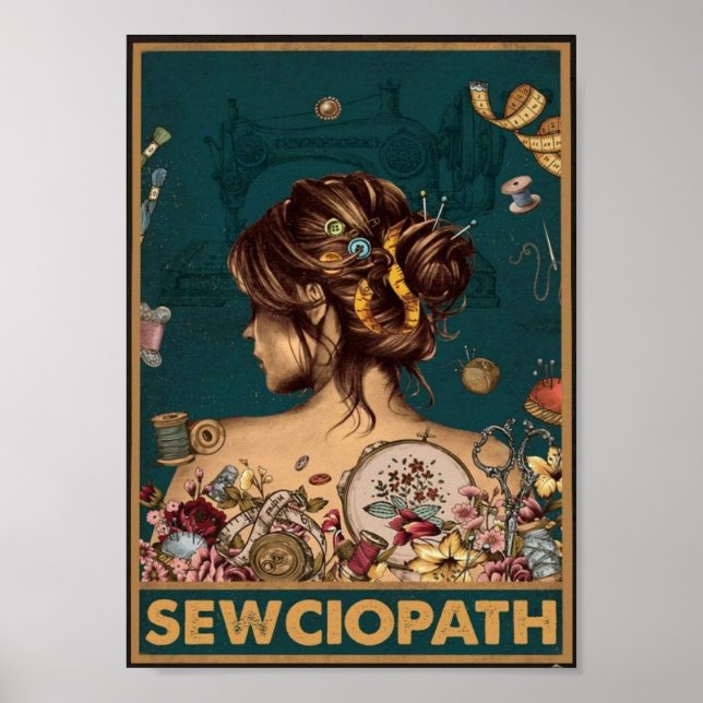 Sewciopath-vintage Poster (Framsidan)