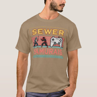 Sewer Samurais Retro Video Game friend T Shirt