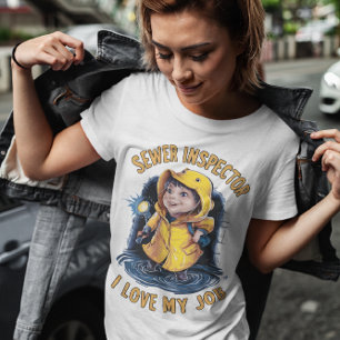 Sewer Sentinel: Den modiga försvararen T Shirt