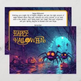 Sewer Spooktacular Halloween-kort Inbjudningar