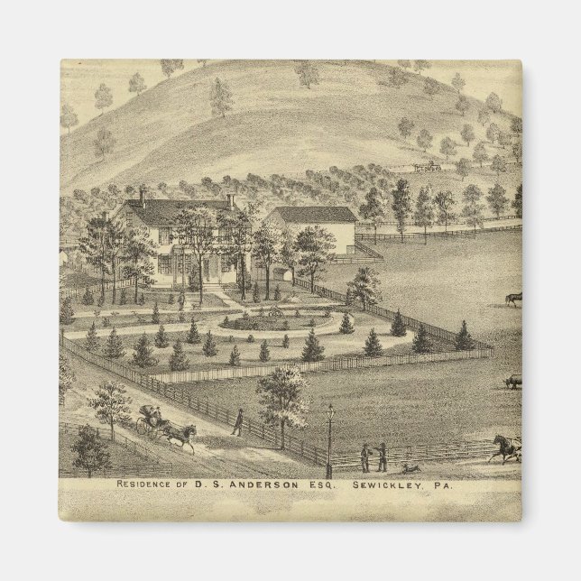 Sewickley Pennsylvania Magnet (Framsidan)