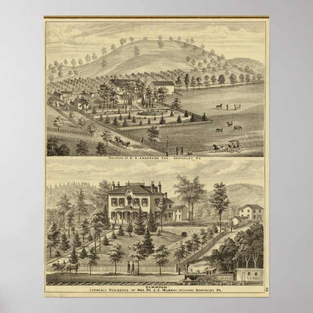 Sewickley Pennsylvania Poster (Framsidan)