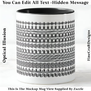 Sewing Addict Gömt Message Funny Novelty 111B Mugg