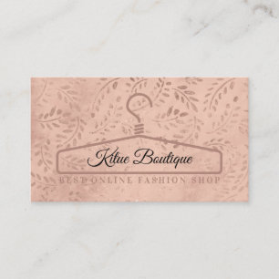 Sewing Botanical Boho Hanger Visitkort