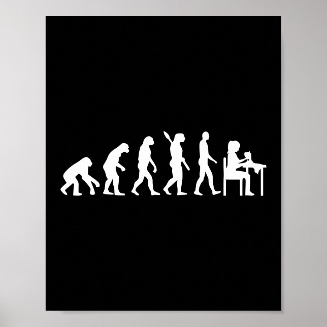 Sewing Evolution Sew Quilting Crocheting Poster (Framsidan)