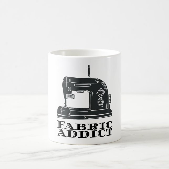 Sewing - Fabric Addict Kaffemugg (Center)