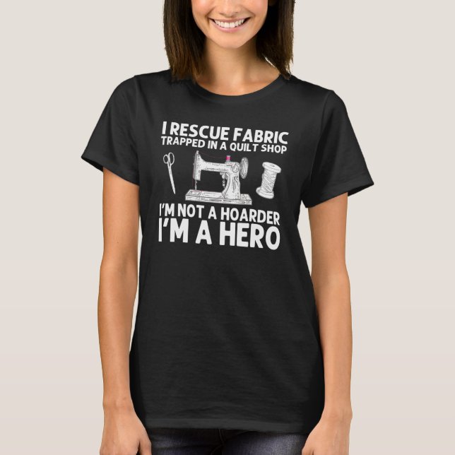 Sewing For Men Women Quilter Seamstress Quilting S T Shirt (Framsida)