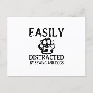 Sewing Gift   Enkel spridning genom utsäde och Hun Meddelande Vykort