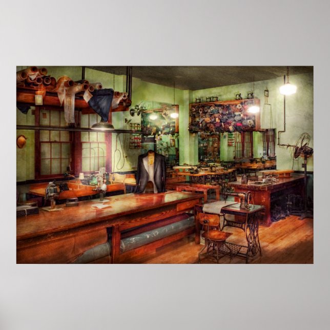 Sewing - Industrial - The sweat shop Poster (Framsidan)