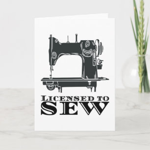 Sewing - Licensto Sew Kort