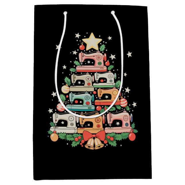 Sewing Machine Christmas Tree Stitch Knit Sew Xmas (Framsidan)