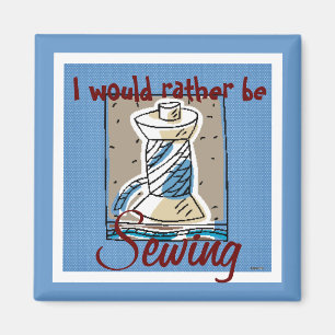 Sewing Magnet (blått)