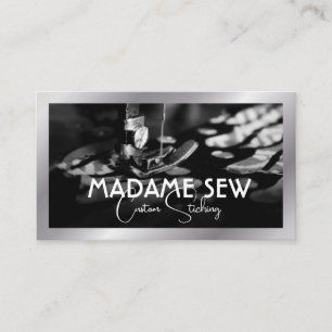 Sewing Maskin och Fabric Visitkort