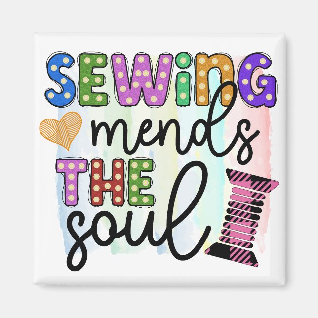 Sewing Mends of the Soul Magnet (Framsidan)