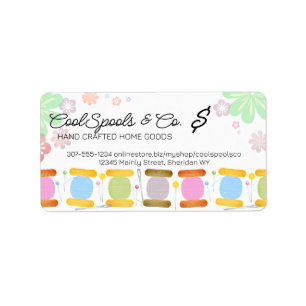 Sewing quiling nål thread seamstress pricing adressetikett