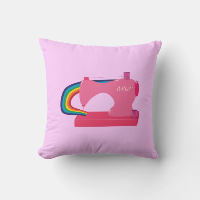 Sewing Rainbows Kudde (Framsida)