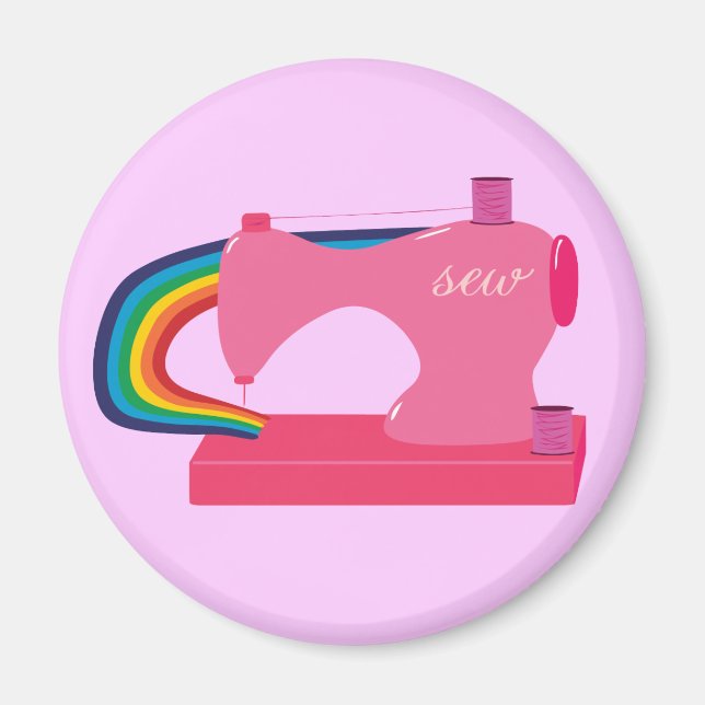 Sewing Rainbows Magnet (Framsidan)