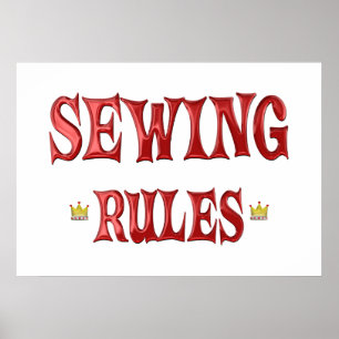 Sewing Regler Poster
