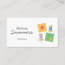 Sewing, Seamstress, Dressmaker Visitkort