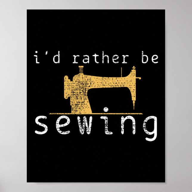 Sewing Sew Funny Sayed Gift Poster (Framsidan)
