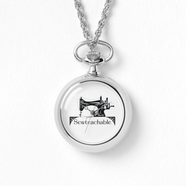 Sewteachable eWatch Watch (Silver) Armbandsur (Framsida)