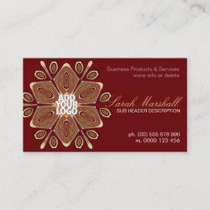 Sex bensinmatningsblommor med Affärskort Logotyp Visitkort