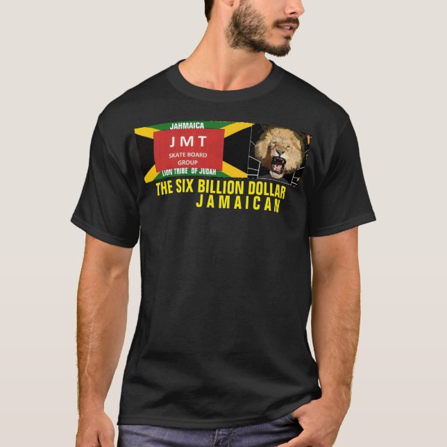 SEX BILLION DOLLAR JAMAICAN Basic Mörk T-Shirt (Framsida)