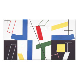 Sex blanksteg med Kor | Sophie Taeuber-Arp | Fototryck