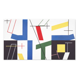 Sex blanksteg med Kor   Sophie Taeuber-Arp   Fototryck