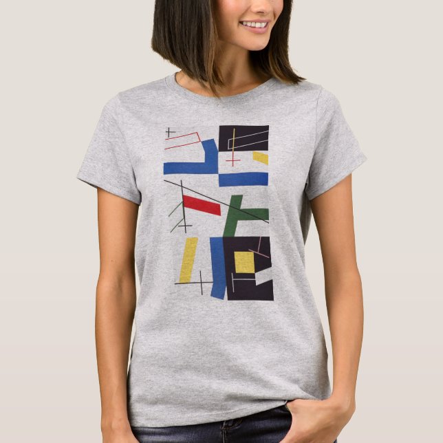 Sex blanksteg med Kor | Sophie Taeuber-Arp | T Shirt (Framsida)