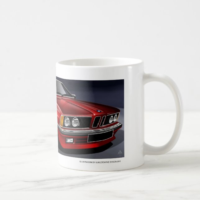 Sex Coupemugg för serie 635csi Kaffemugg (Höger)