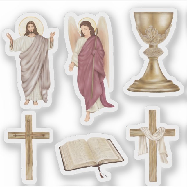 SEX CRISTIAN THEMED KLISTERMÄRKEN (Framsida)