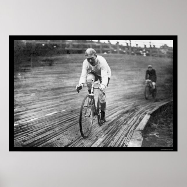 Sex dagars cykel Tävling 1909 Poster (Framsidan)