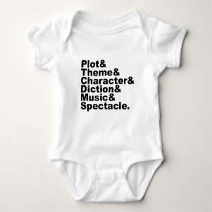 Sex element av poetik och drama av Aristoteles T-shirt