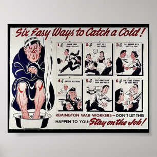 Sex enkla sätt att fånga ett Kall, håll dig till j Poster