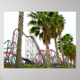 Sex Flaggor Magic Mountain Poster