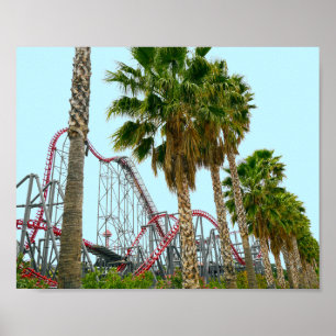 Sex Flaggor Magic Mountain Poster